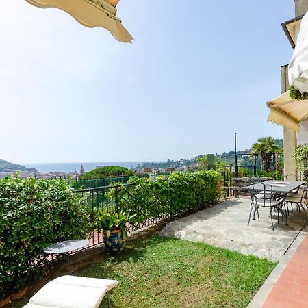 Joivy Inviting Flat With Garden And Sea View In Rapallo Bagian luar foto