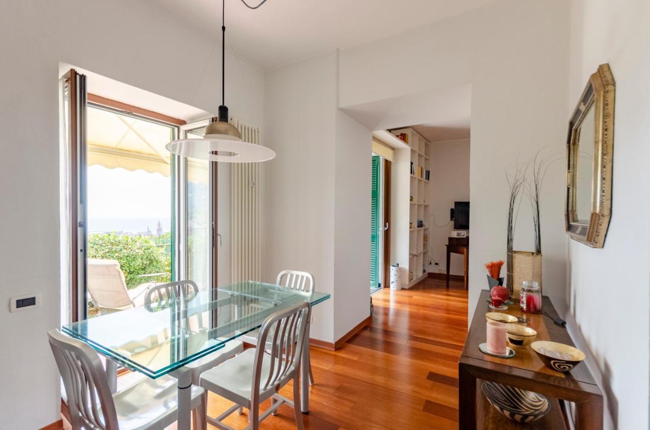 Joivy Inviting Flat With Garden And Sea View In Rapallo Bagian luar foto