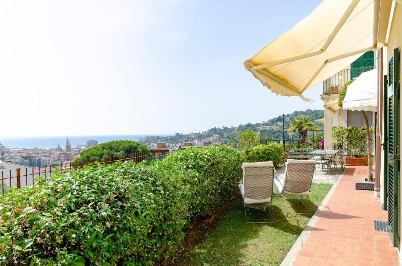 Joivy Inviting Flat With Garden And Sea View In Rapallo Bagian luar foto