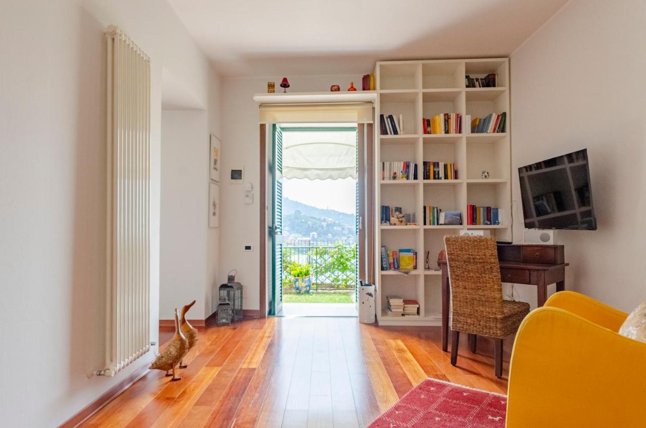 Joivy Inviting Flat With Garden And Sea View In Rapallo Bagian luar foto