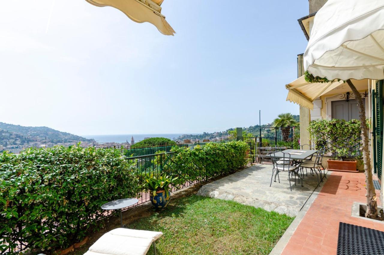 Joivy Inviting Flat With Garden And Sea View In Rapallo Bagian luar foto