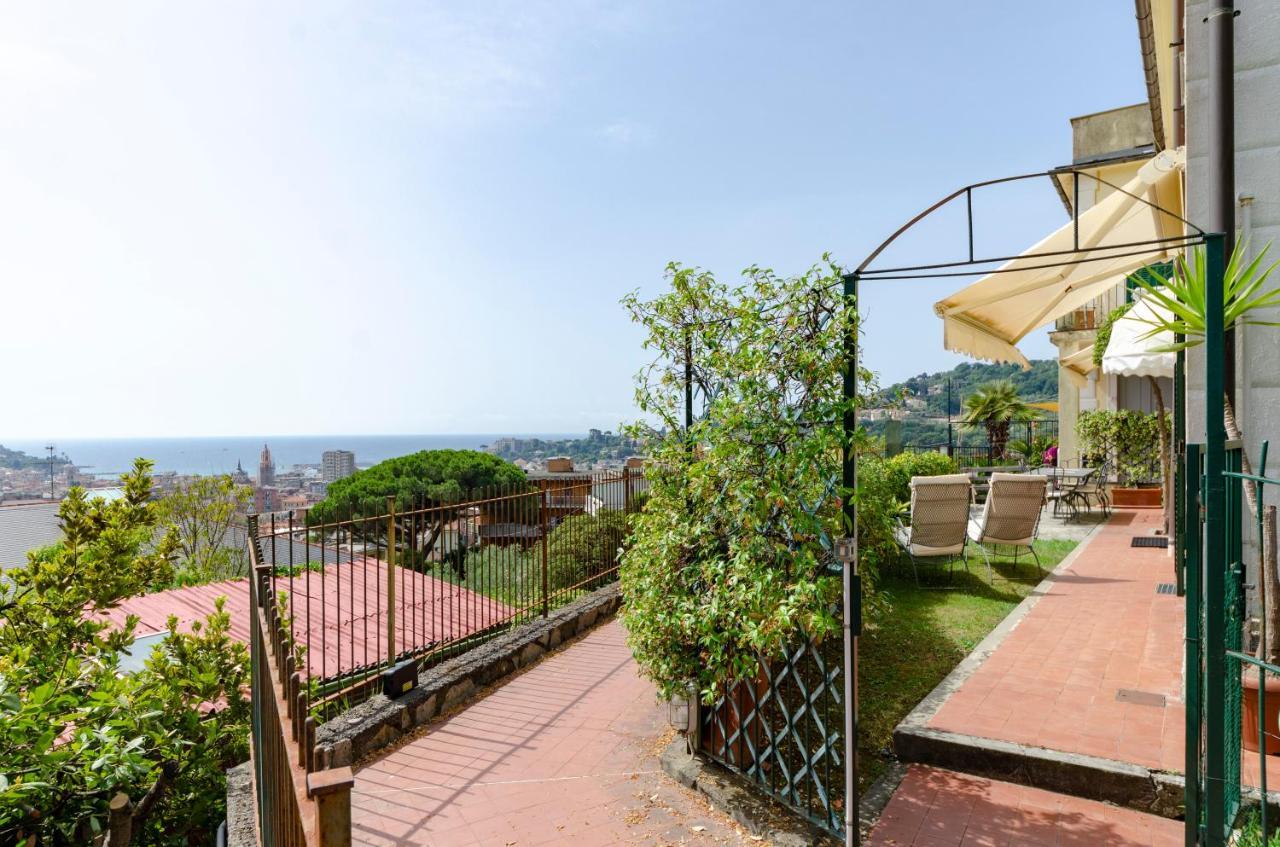 Joivy Inviting Flat With Garden And Sea View In Rapallo Bagian luar foto